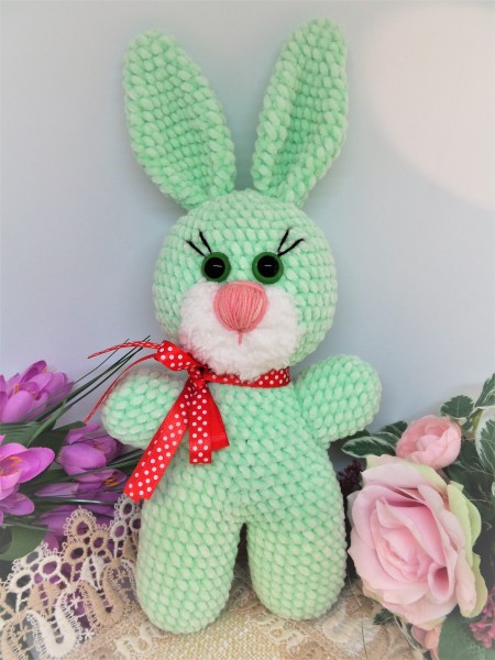 Hase gehäkelt, Kuscheltier, Amigurumi Hase