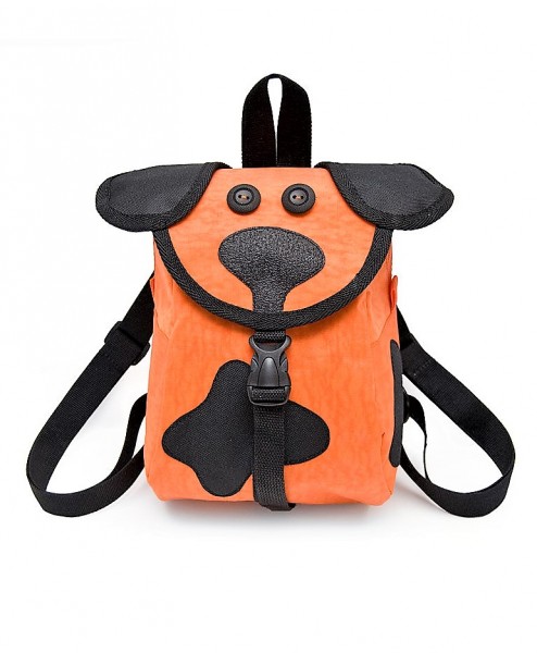 Kinderrucksack "Hund", Designer Rucksäcke für Kinder, orange