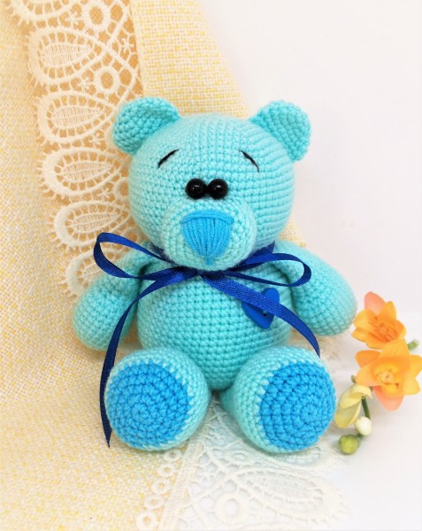 Gehäkelter Bär, Kuscheltier Teddy, Amigurumi